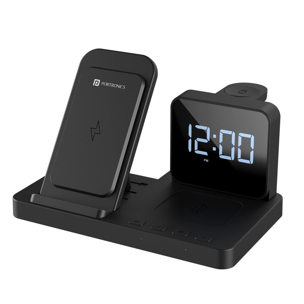 Best Wireless Chargers Under ₹1000 & ₹2000 in India 2024 - Portronics 3 in 1 charger